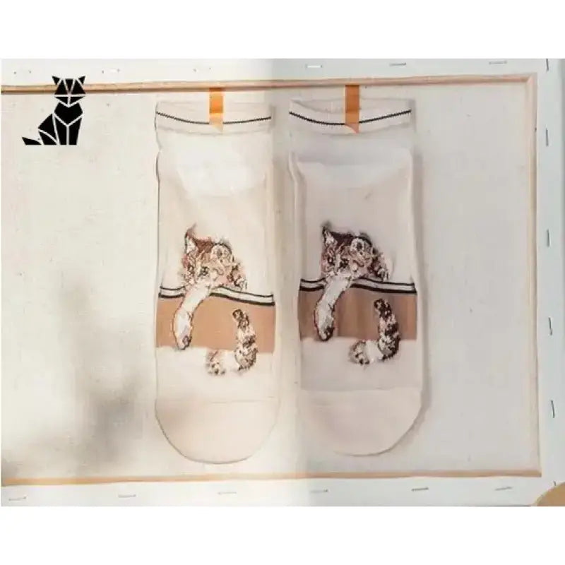 Chaussettes Chat Motif: Confort Et Style Félin à Vos Pieds! Rose