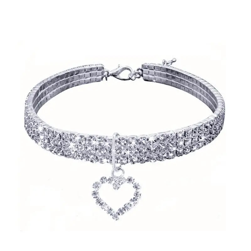 Collier pour chat avec diamants