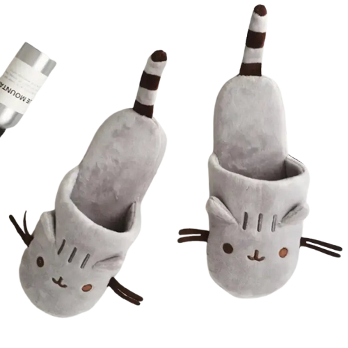 Chaussons Chat Originaux: Confort Et Style Pour Les Amoureux De Chats Transparent Background