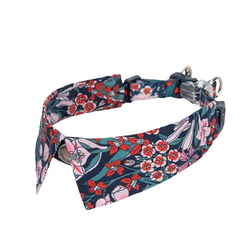 Bandana pour chien Truelove avec motif floral - Collier écologique de première qualité pour votre chien Transparent Background