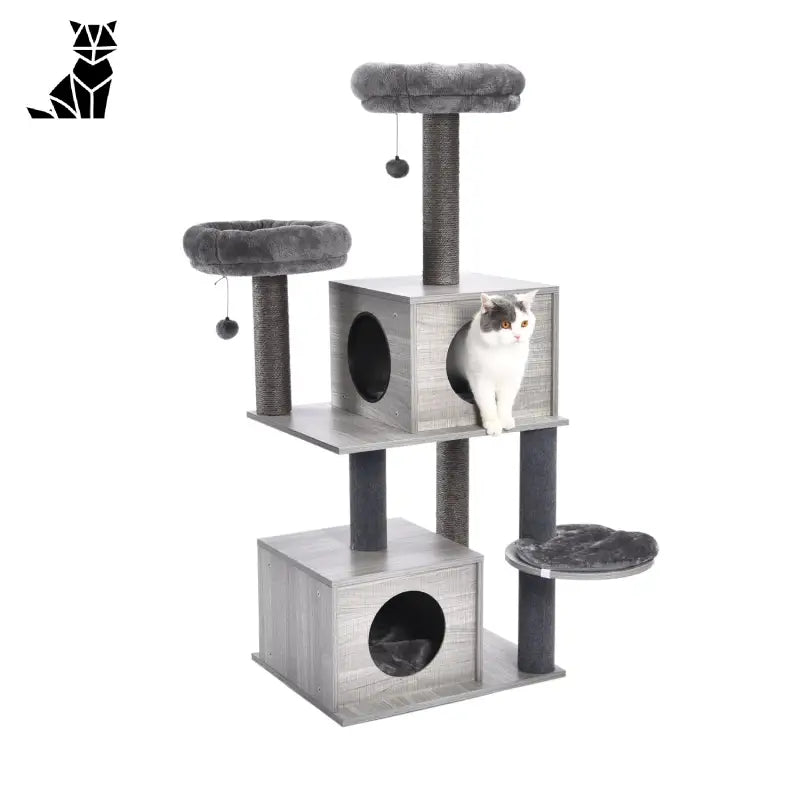 Arbre à chat grimpant avec plateforme d’escalade pour chat - Chat Escalade Arbre à Chat, Vertical Play Space