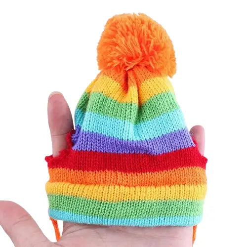 Chapeau pour Chat Hiver Coloré (chapeau + écharpe Transparent Background