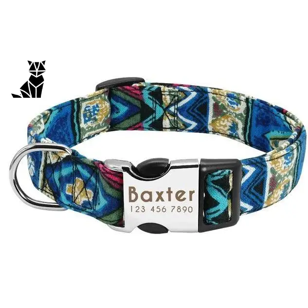 Collier Chien Personnalisable - Aztèque