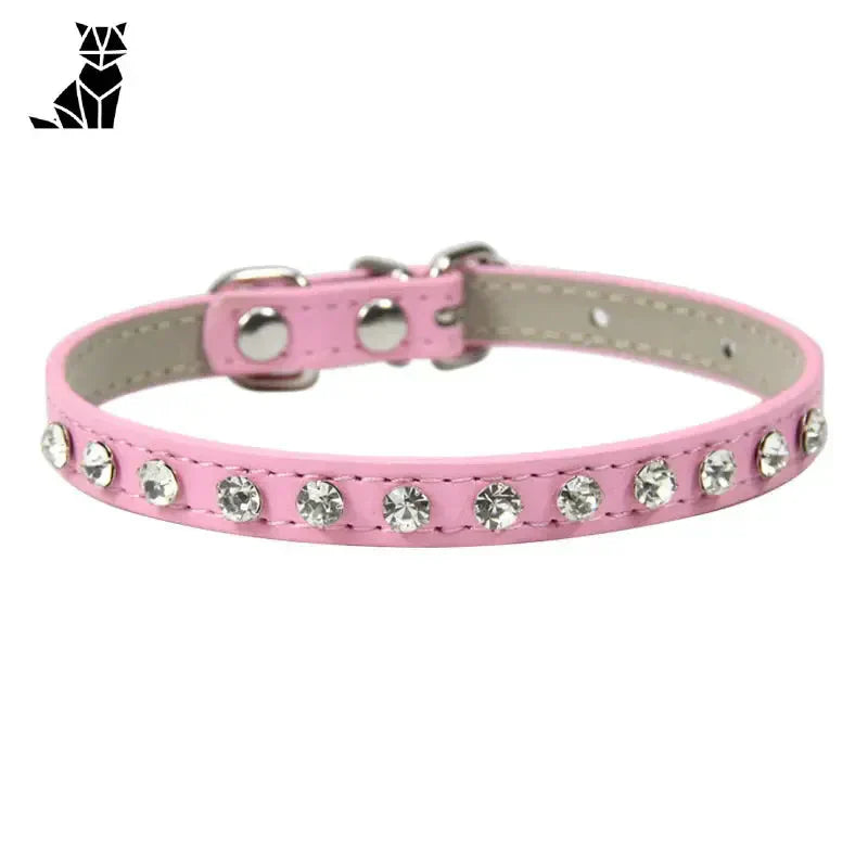 Collier en strass pour chat