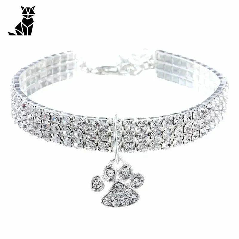 Collier pour chat avec diamants