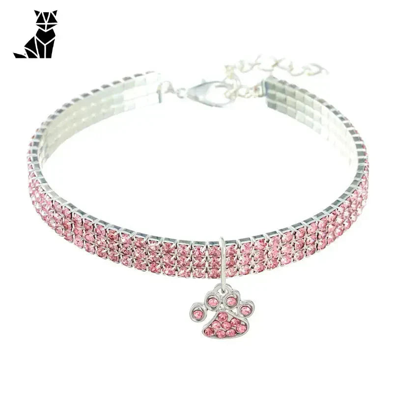 Collier pour chat avec diamants