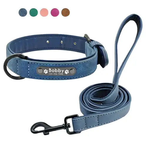 Collier Pour Chien En Cuir Personnalisable Transparent Background