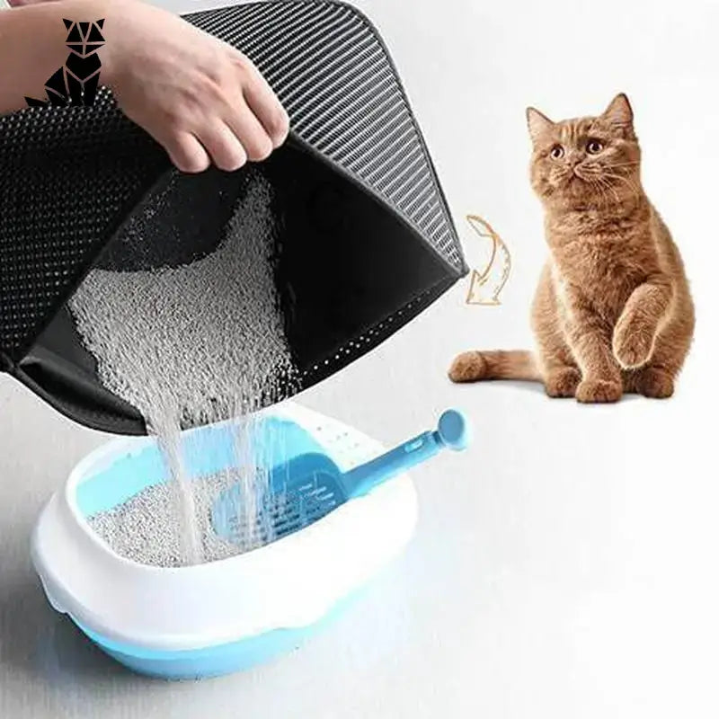 Dites Adieu à La Litière éparpillée Avec Le Tapis Easyclean™ Pour Chat!