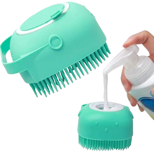 Brosse À Shampoing Et Massage Pour Chien / Chat Transparent Background