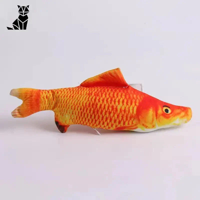 Jouet poisson rouge pour chat : Jouet poisson interactif en peluche douce (jouet poisson, jouet interactif, peluche douce)