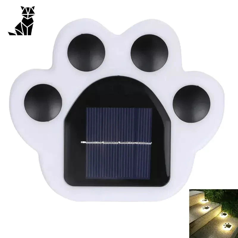 Lampe LED à énergie solaire pour pattes de chien de Solar Garden Lights : Cat Paws, lampes solaires décoratives