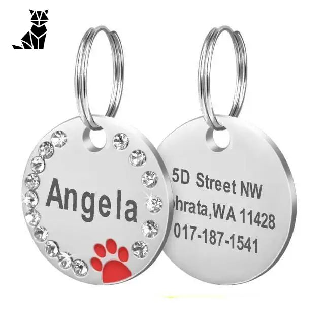 Médaille Personnalisable Pour Collier Chat Et Chien