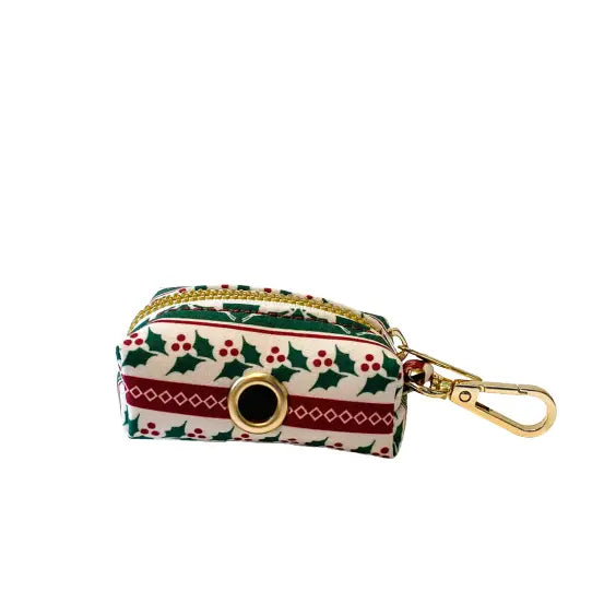 Pochette sac à crotte Coton Edition Spécial Noël Transparent Background