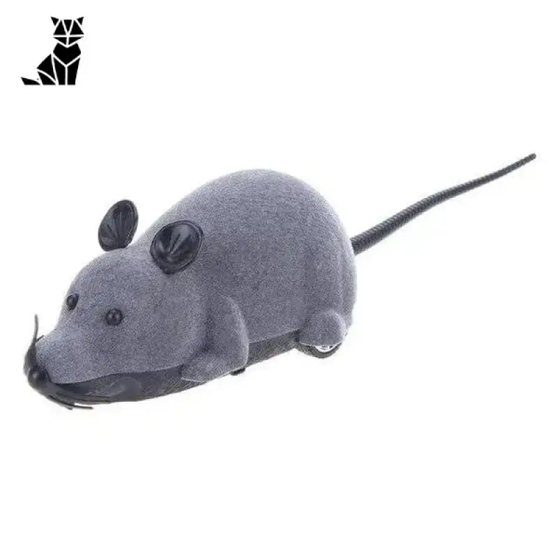 Souris Télécommandée: Le Joujou Interactif Parfait Pour Votre Chat! Gris