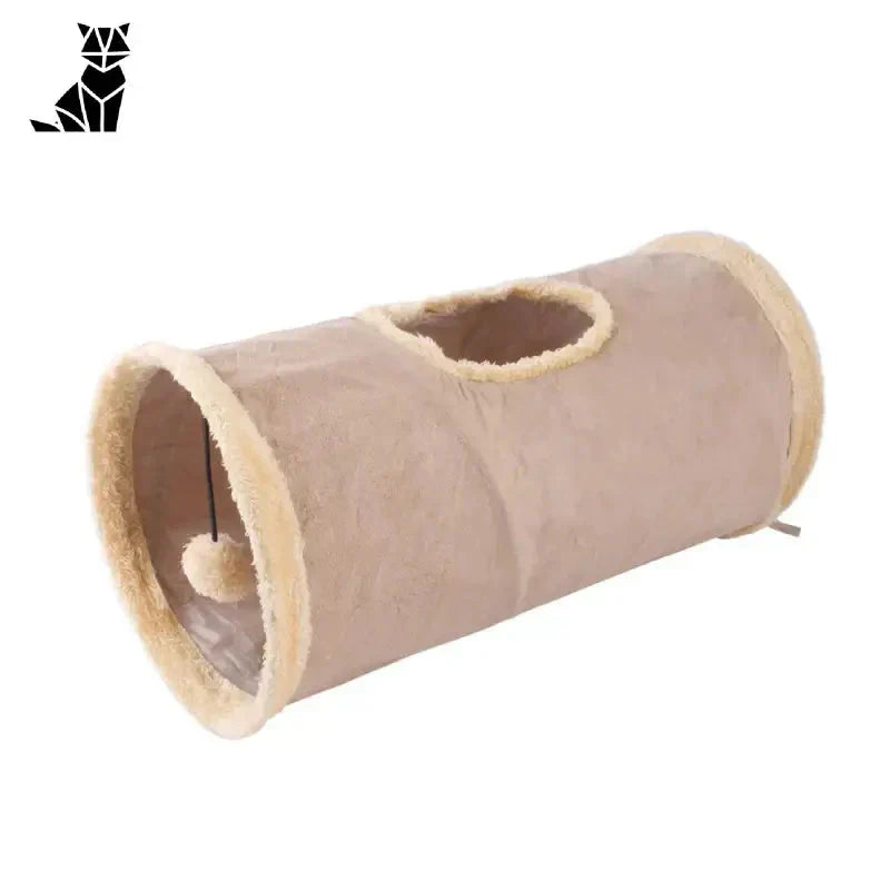 Tunnel de jeu pour chat - Durable Nylon Fun : Tapis avec tête de chat, Facile à Ranger